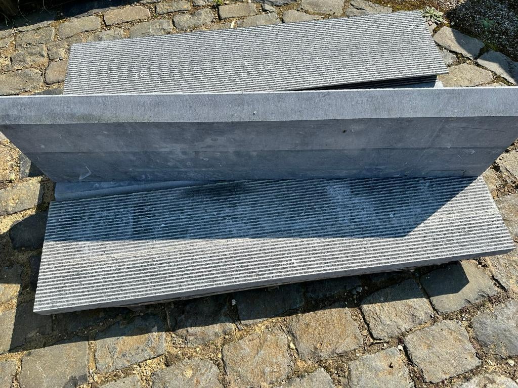 Blauwe hardstenen plinten, Doe-het-zelf en Bouw, Ophalen, 100 tot 150 cm, Hardsteen, Nieuw