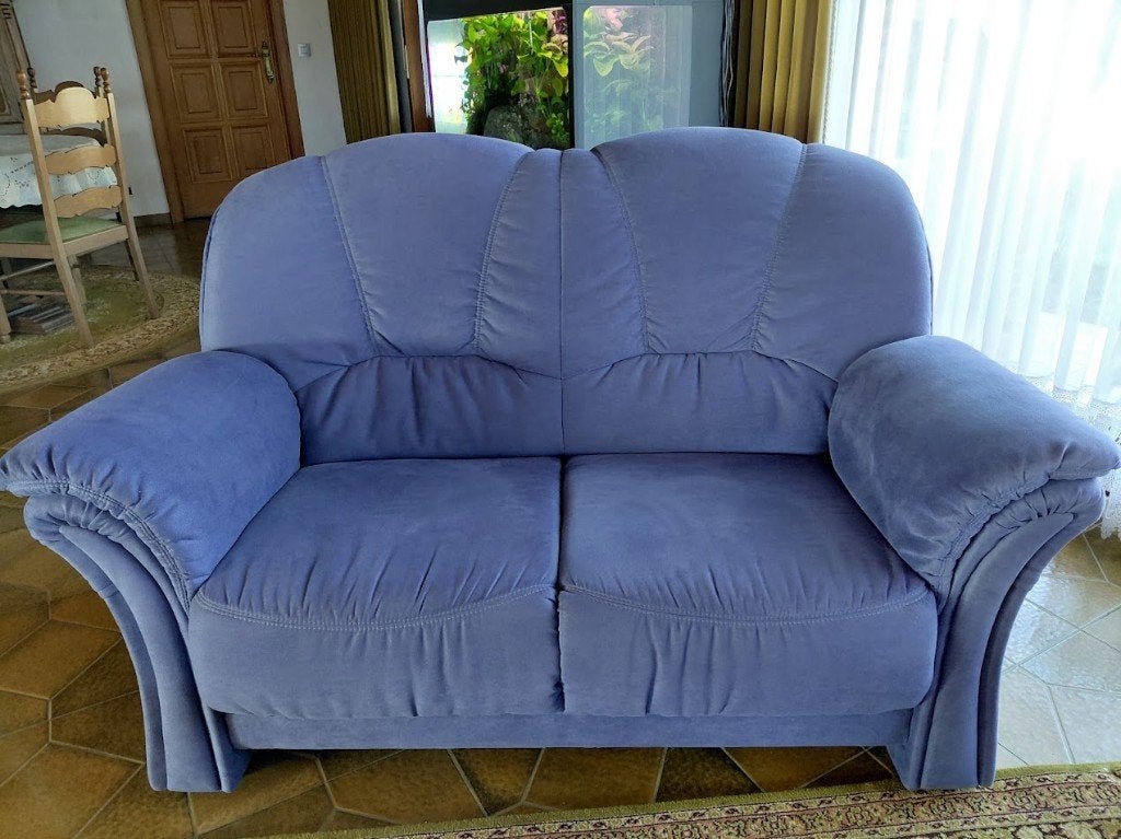Stoffen zetel voor 2 personen, Ophalen, Gebruikt, 150 tot 200 cm, Tweepersoons