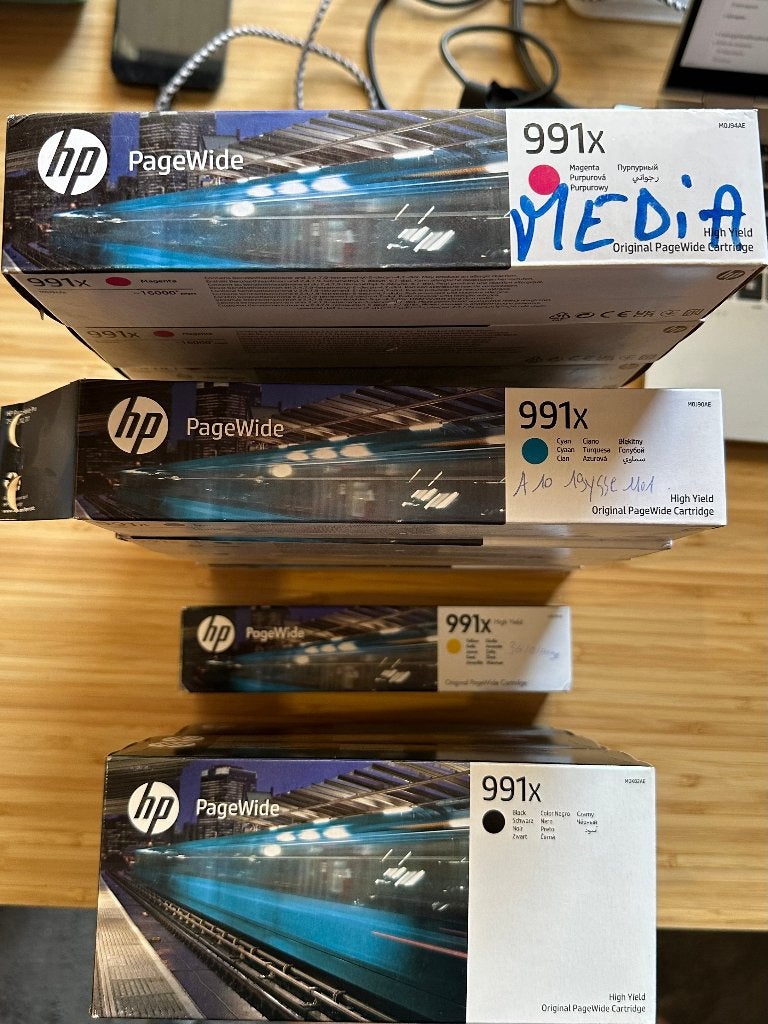 Toner HP Pagewide MFP 774, Informatique & Logiciels, Fournitures d'imprimante, Enlèvement, Neuf, Toner, Hp