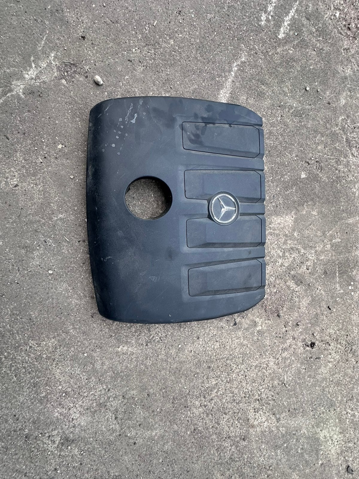 Cache moteur mercedes, Enlèvement
