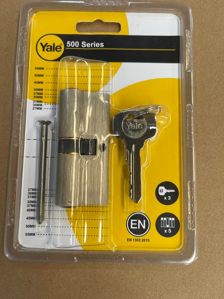 Yale 501 35/35 profielcilinder, Ophalen, Nieuw, Slot