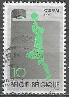 Belgie 1991 - Yvert/OBP 2403 - Korfbal (ST), Verzenden, Gestempeld, Gestempeld, Sport