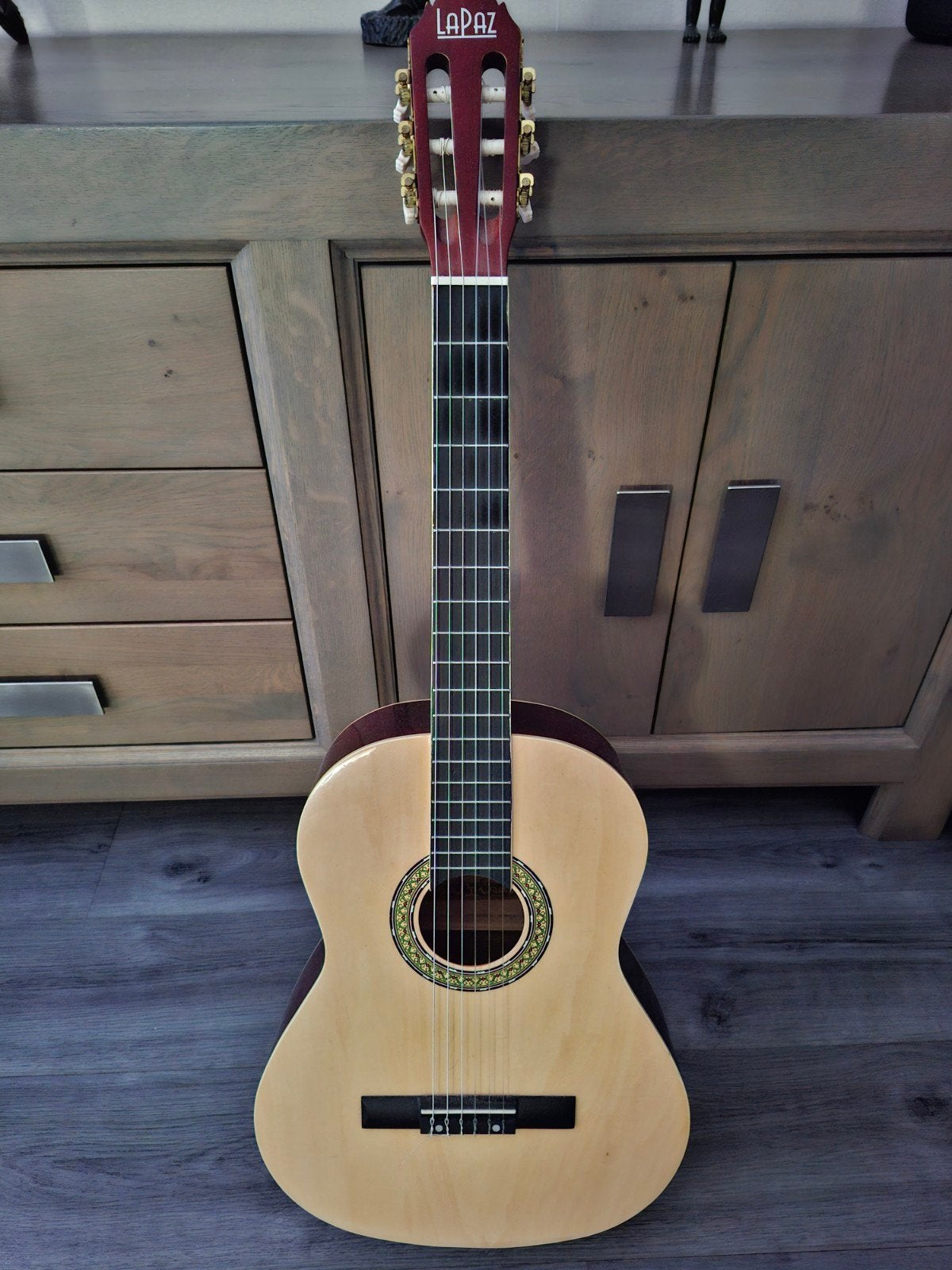 Mooi nieuw amper gebruikte nylon snaar les gitaar Lapaz, Enlèvement