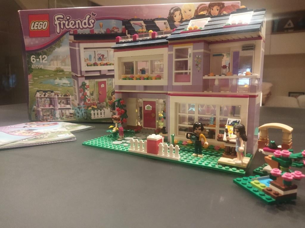 LEGO Friends 41095 Emma’s Huis met doos, Kinderen en Baby's, Speelgoed | Duplo en Lego, Zo goed als nieuw, Lego, Complete set