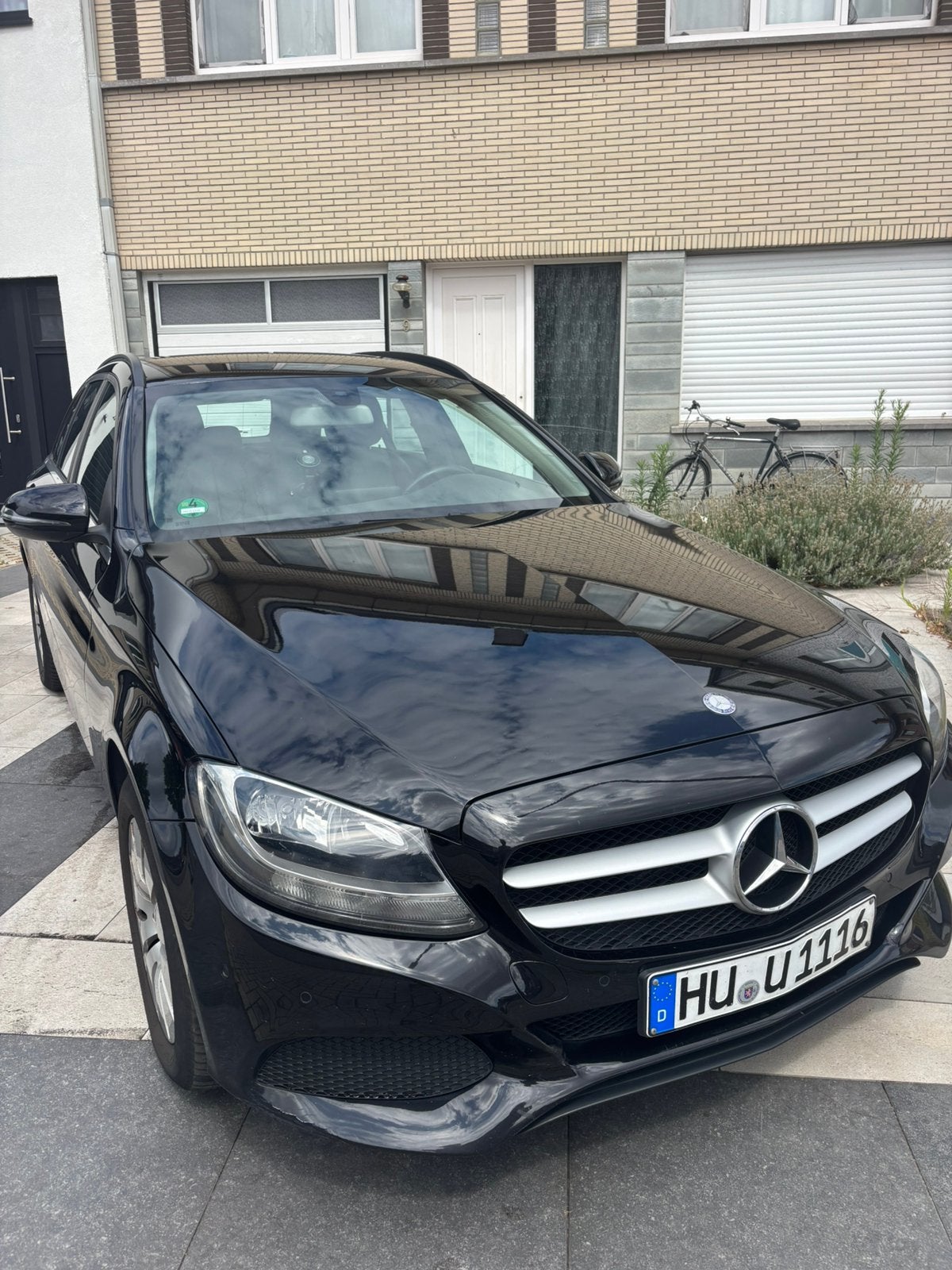 Mercedes C 200d break met originele Mercedes motor, Auto's, Achterwielaandrijving, Euro 6, 4 cilinders, Zwart