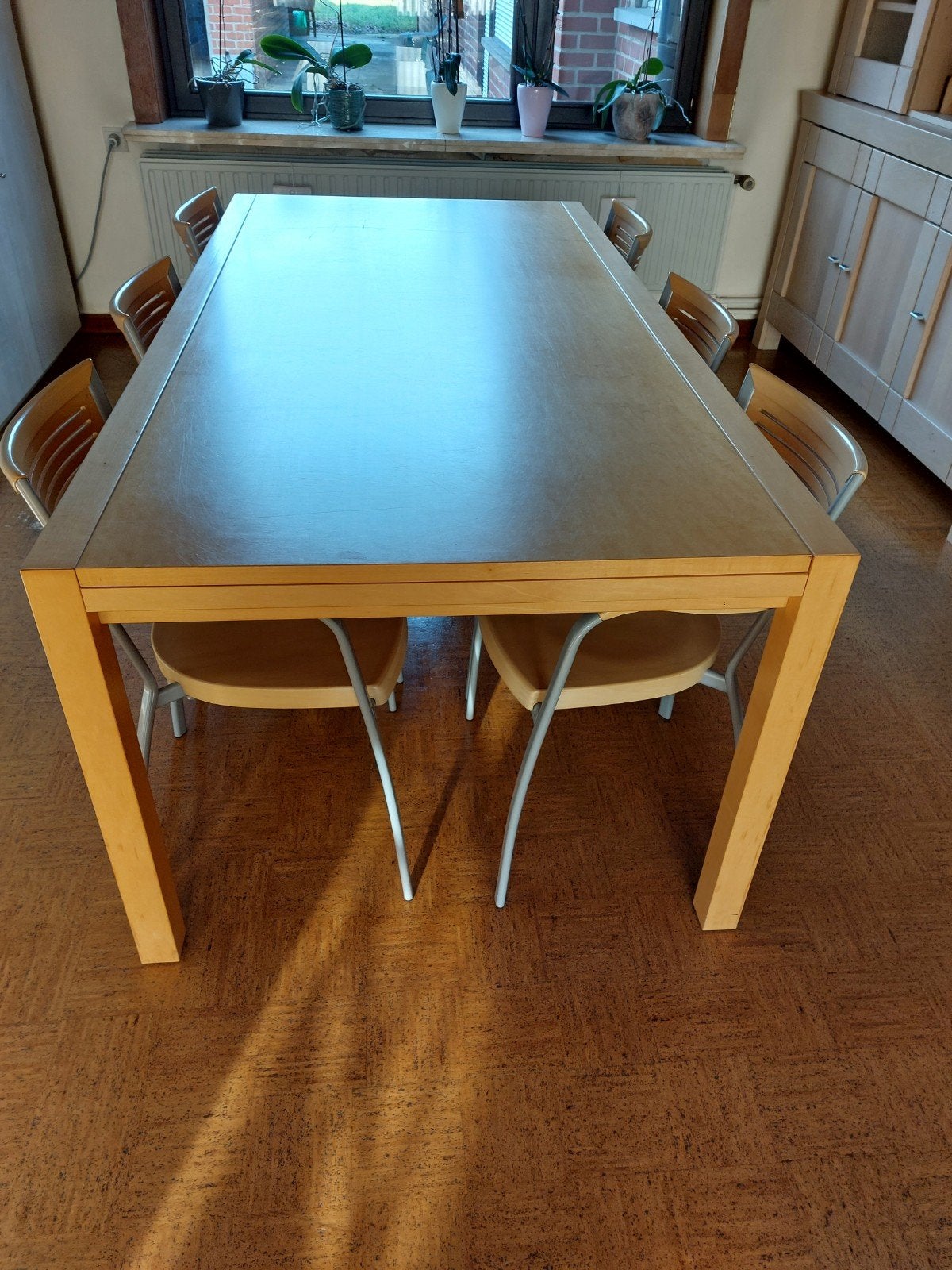 Tafel en 6 stoelen, Ophalen