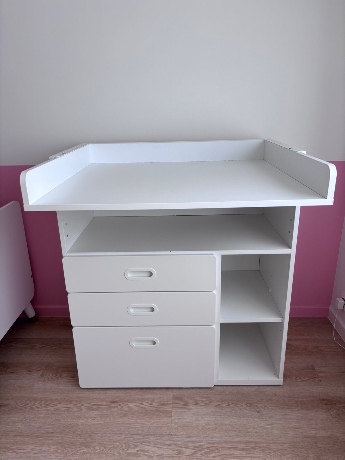 Verzorgingstafel, Enfants & Bébés, Chambre d'enfant | Commodes & Armoires, 90 à 105 cm, Enlèvement, Utilisé, 50 à 70 cm