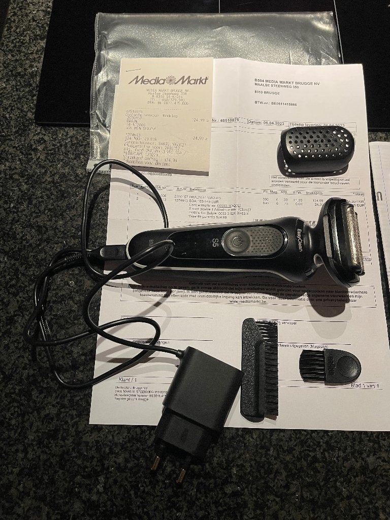 Braun scheermachine 51-W1200S, Ophalen of Verzenden, Gebruikt, Scheren en Epileren