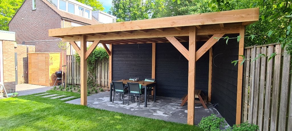 Houten overkapping, Tuin en Terras, Overkappingen, Ophalen of Verzenden, Nieuw, Overige typen