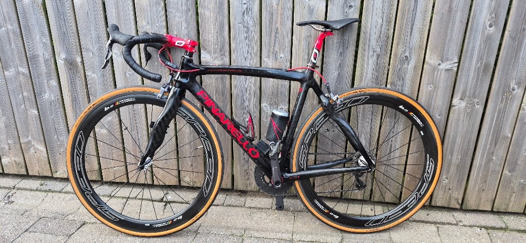 Pinarello Quattro, Fietsen en Brommers, Ophalen, Carbon, 10 tot 15 versnellingen, Velgrem