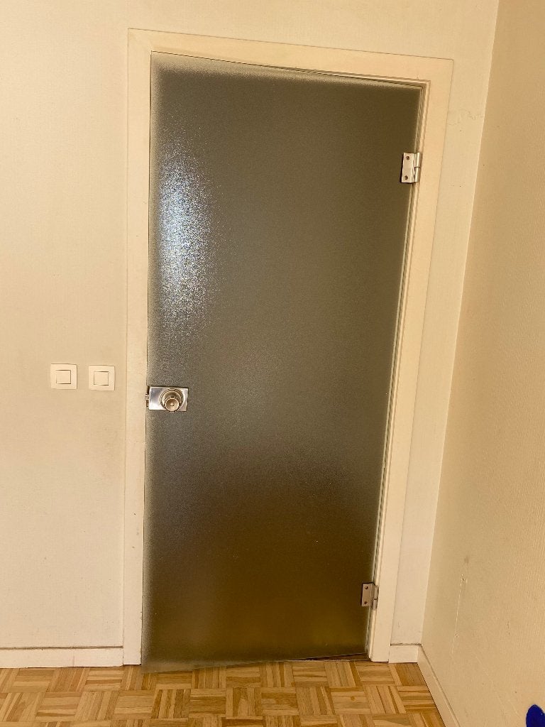 Glazen binnendeuren, Doe-het-zelf en Bouw, Ophalen, Gebruikt, 80 tot 100 cm, Binnendeur