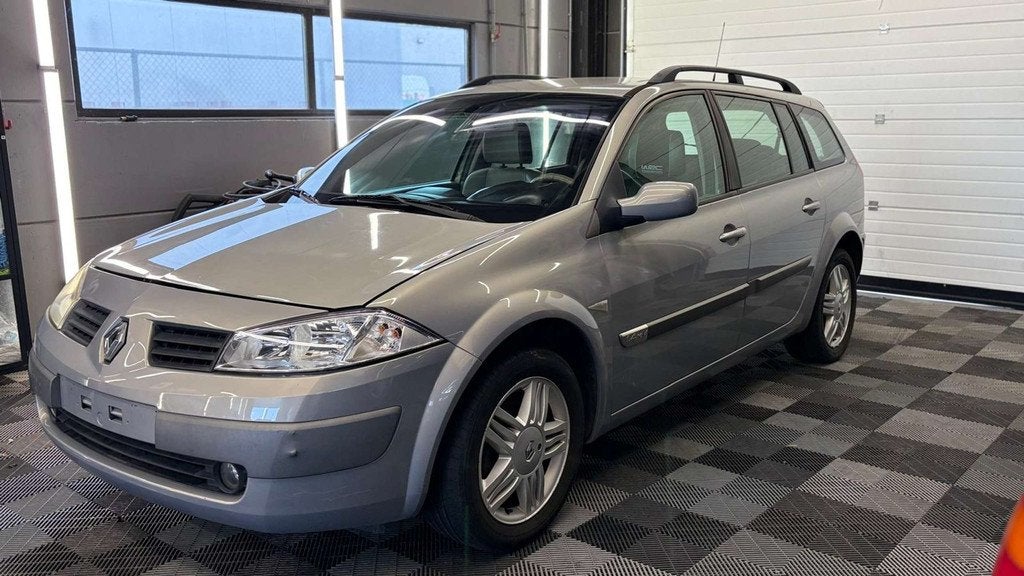 Renault Megane SW 1.4i | 163.000 KM. | BJ. 2004, Auto's, Renault, Stof, Gebruikt, Zwart, 4 cilinders