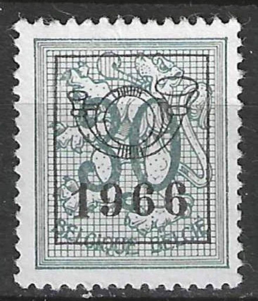 Belgique 1966 - OBP 775pre - Empreinte F - 30 cm. (ZG), Timbres & Monnaies, Envoi, Non oblitéré, Sans gomme