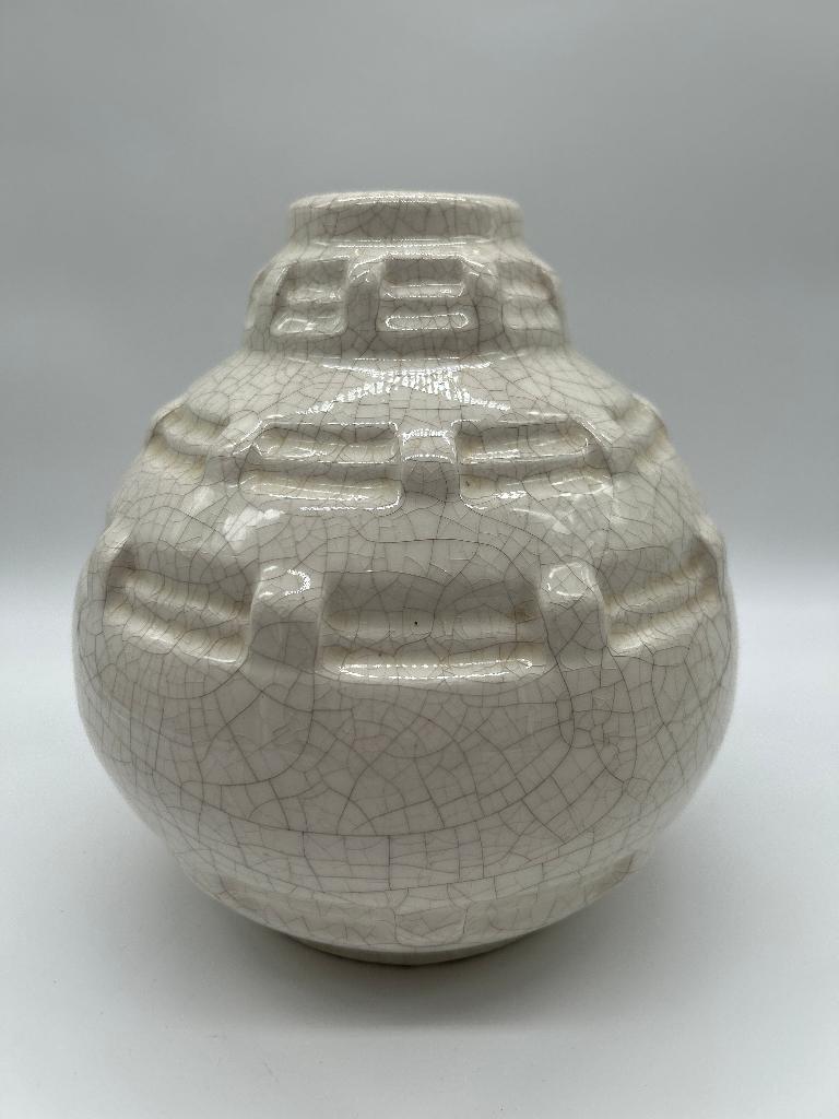Bolvaas uit de ART DECO-periode toegeschreven Louis Gueule, Antiek en Kunst, Ophalen of Verzenden