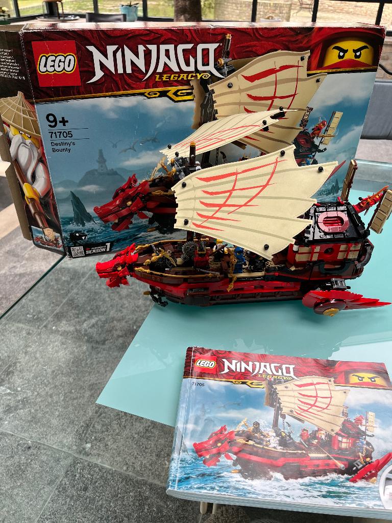 Lego Ninjago Destiny’s Bounty 71705, Kinderen en Baby's, Speelgoed | Duplo en Lego, Zo goed als nieuw, Lego, Complete set, Compleet