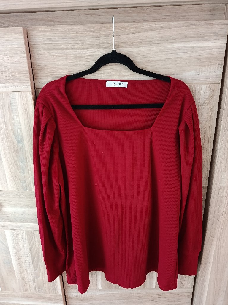 zomertrui nemidor maat 2 xl, Rouge, Taille 46/48 (XL) ou plus grande, Enlèvement ou Envoi, Comme neuf