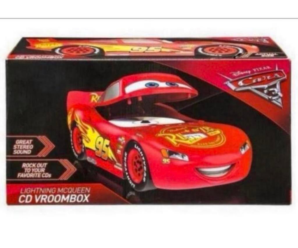 Lecteur CD Disney Pixar CARS Lightning McQueen Boombox NEUF, Collections, Enlèvement ou Envoi, Neuf