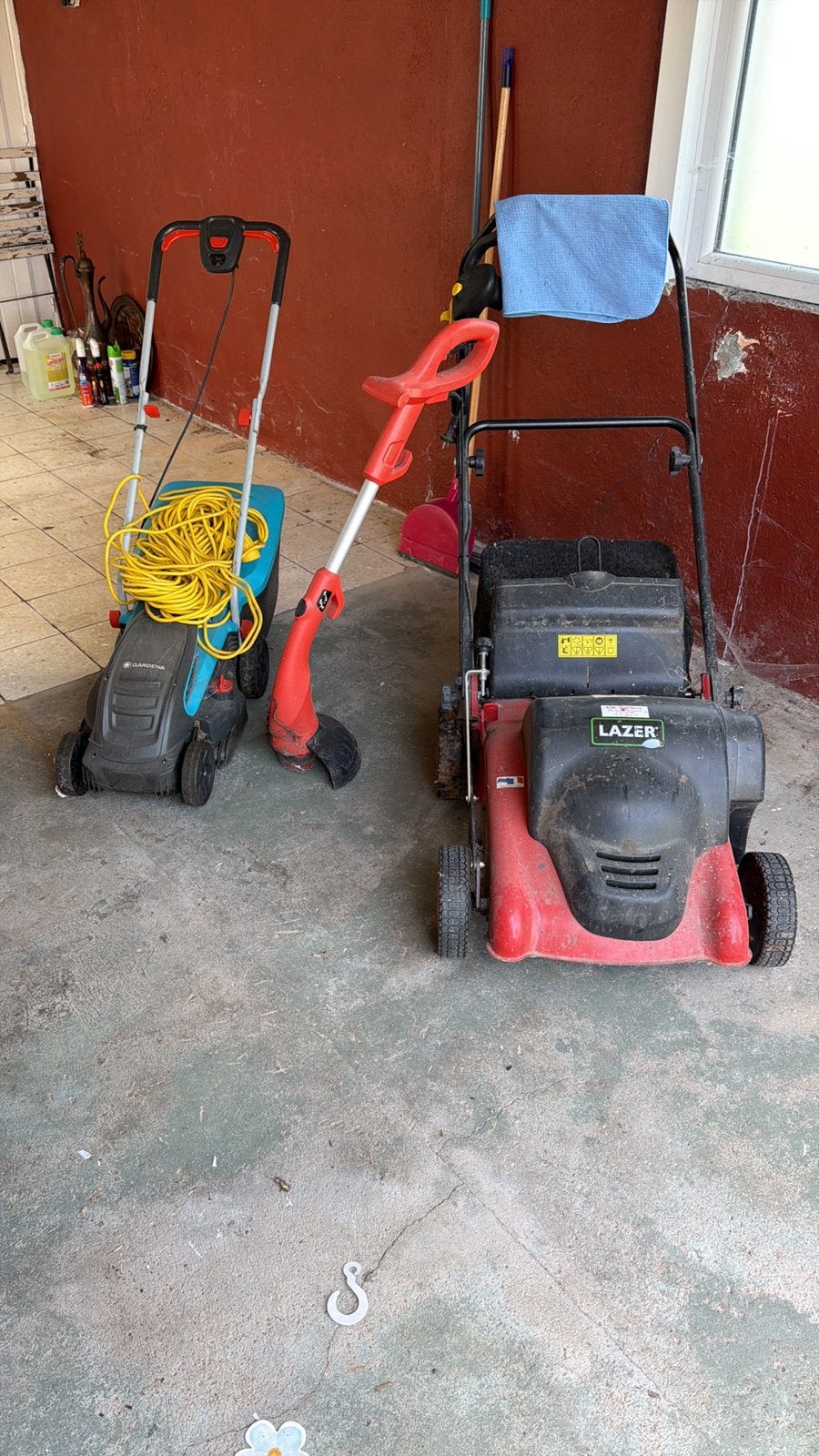Ensemble pour jardin, Enlèvement, Utilisé, Tondeuses à gazon électriques