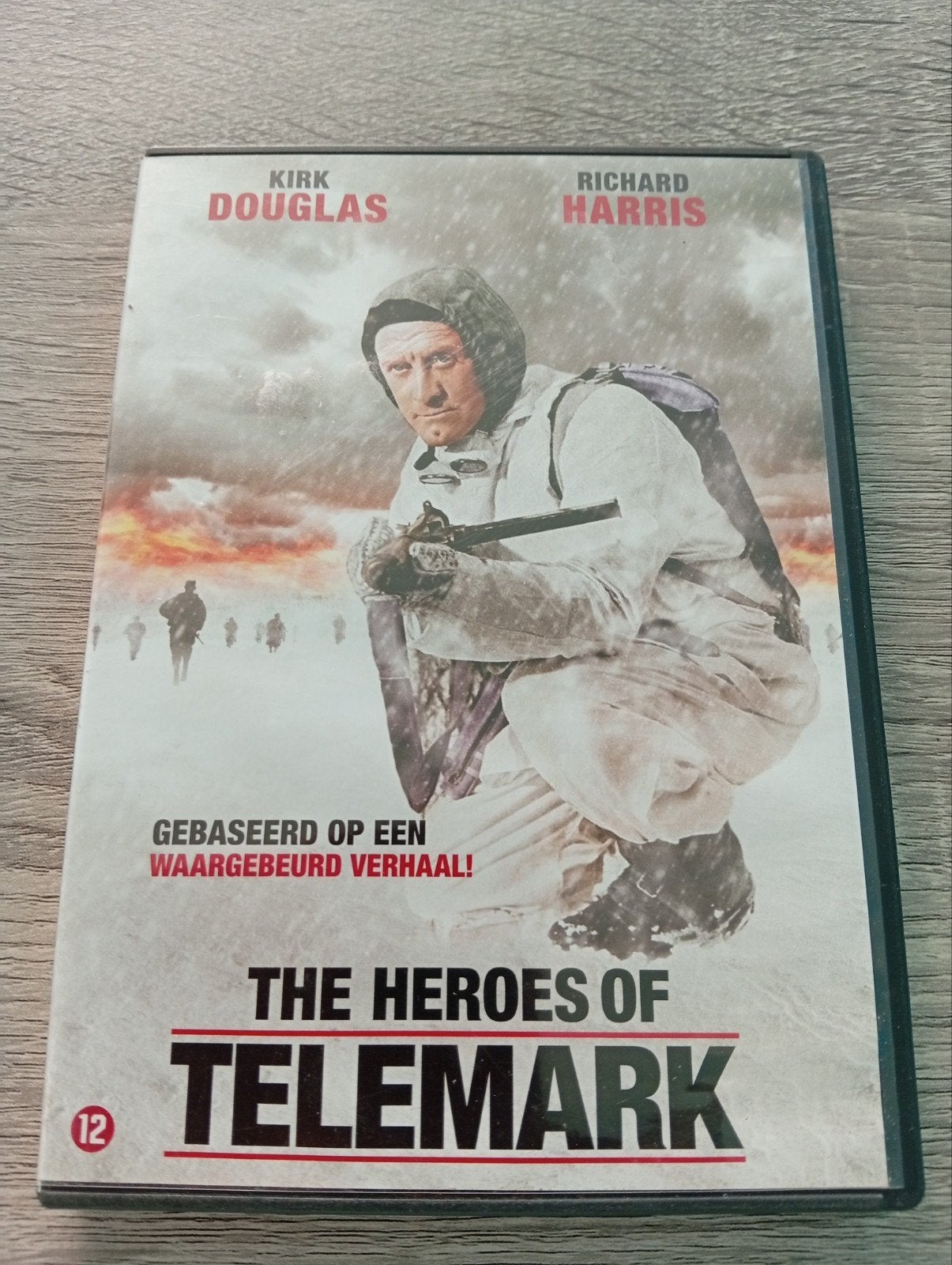 thé Heroes of telemark oorlog dvd Kirk Douglas, Engels, Nederlands, Ophalen of Verzenden, Zo goed als nieuw