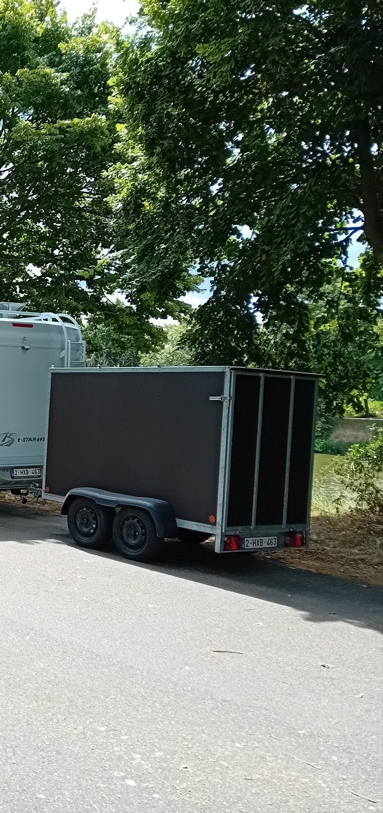 gesloten remork, Auto diversen, Aanhangers en Bagagewagens, Ophalen, Gebruikt