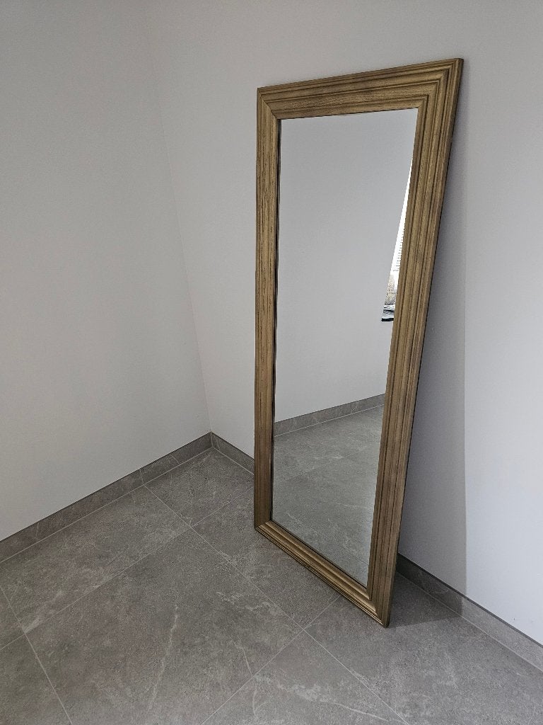 Mirroir doré, Maison & Meubles, Accessoires pour la Maison | Miroirs, Enlèvement, Comme neuf, 50 à 75 cm, 100 à 150 cm