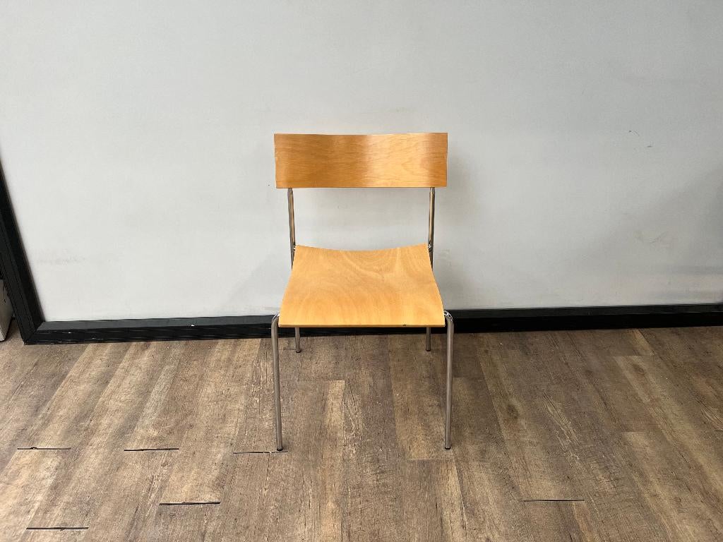 Houten Kantinestoel – Lammhults, Ophalen