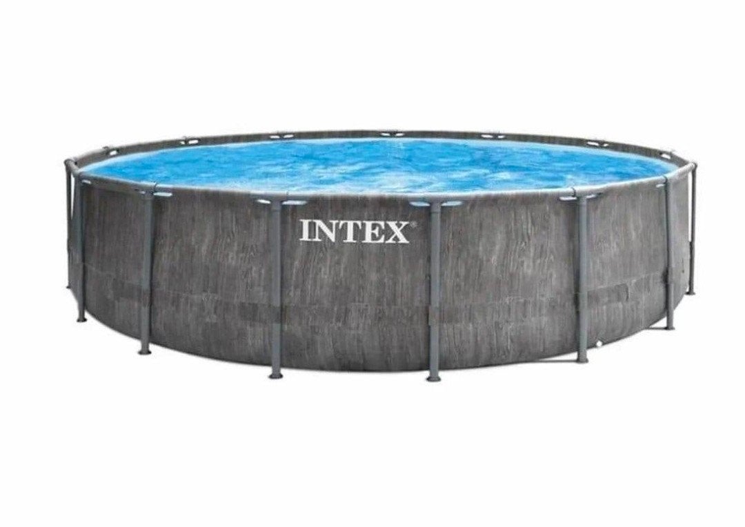 intex zwembad, Ophalen, Gebruikt, Rond, Opzetzwembad
