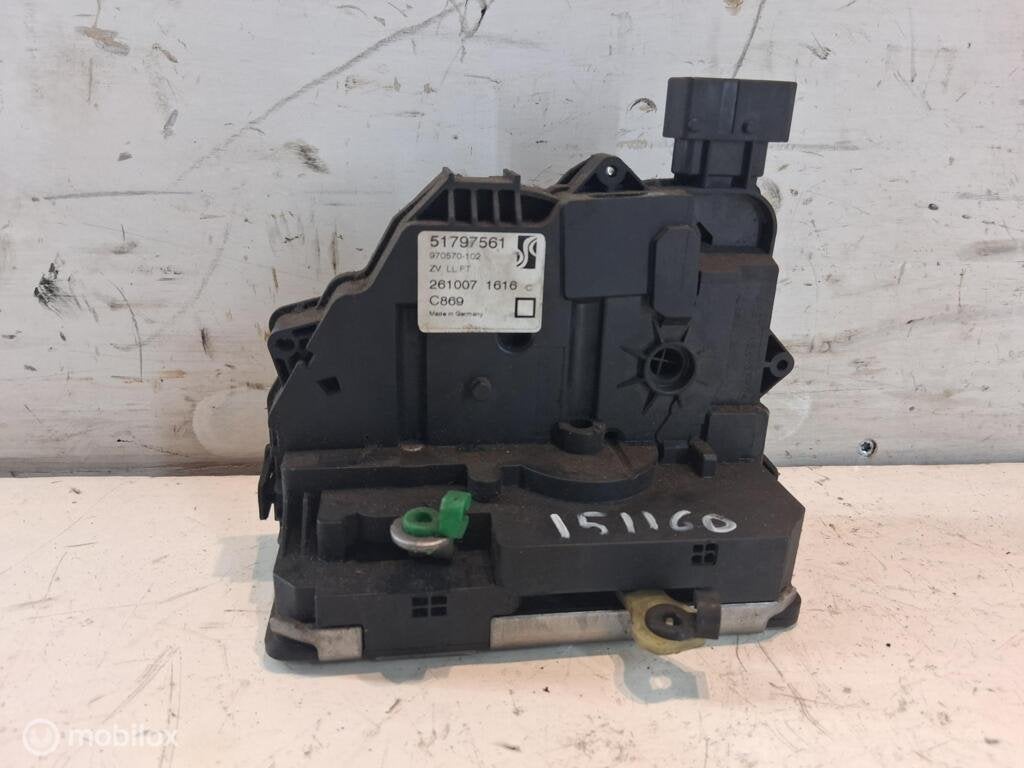 Slotmechaniek Lv Fiat Punto III ('06-'09) 51797561, Gebruikt, Fiat, Ophalen of Verzenden, Fiat