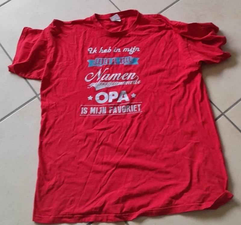t-shirt OPA maat XL, Kleding | Heren, T-shirts, Andere, Maat 56/58 (XL), Ophalen of Verzenden, Zo goed als nieuw