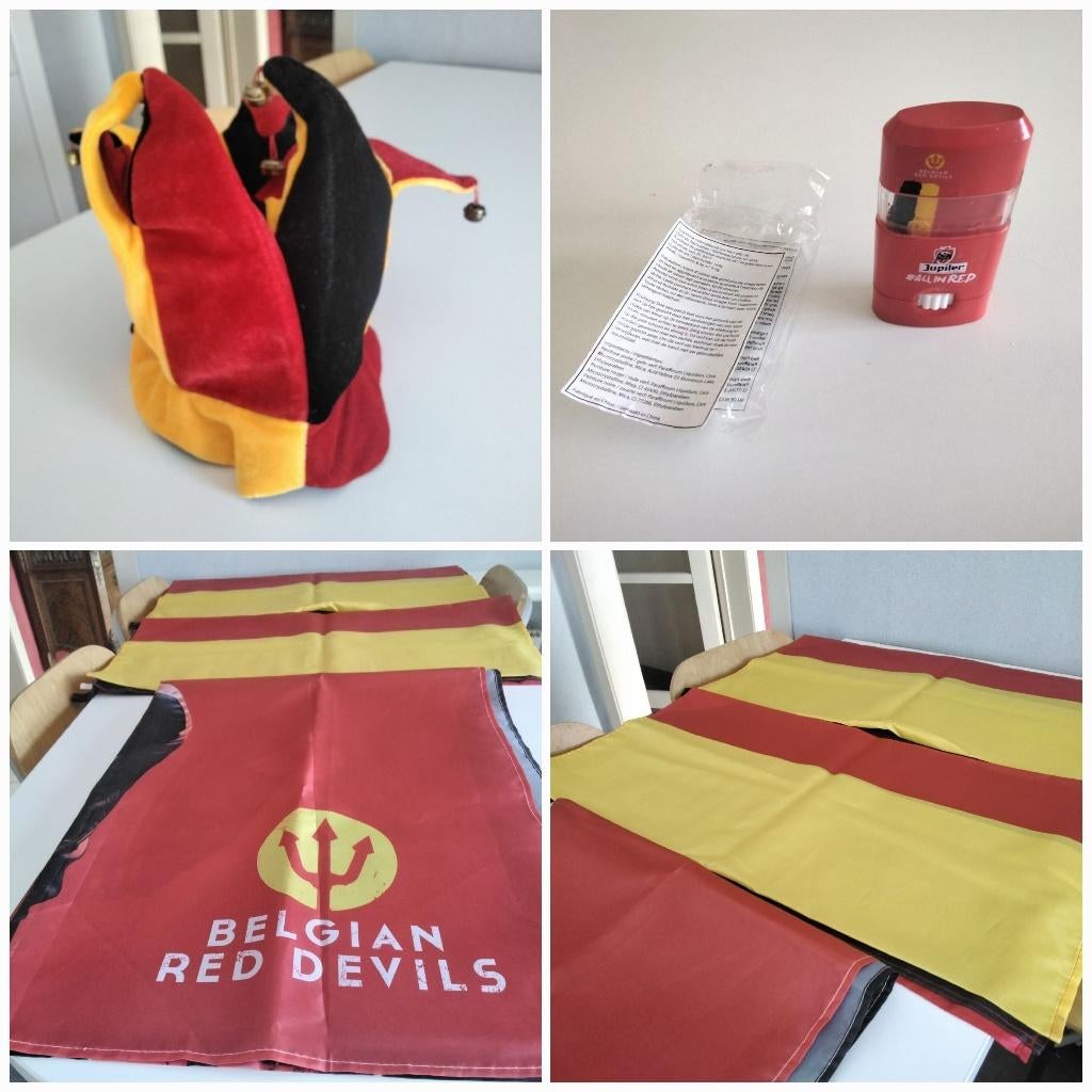 Supportersartikelen Football België/Hoed/vlag/capes, Verzamelen, Ophalen of Verzenden, Nieuw