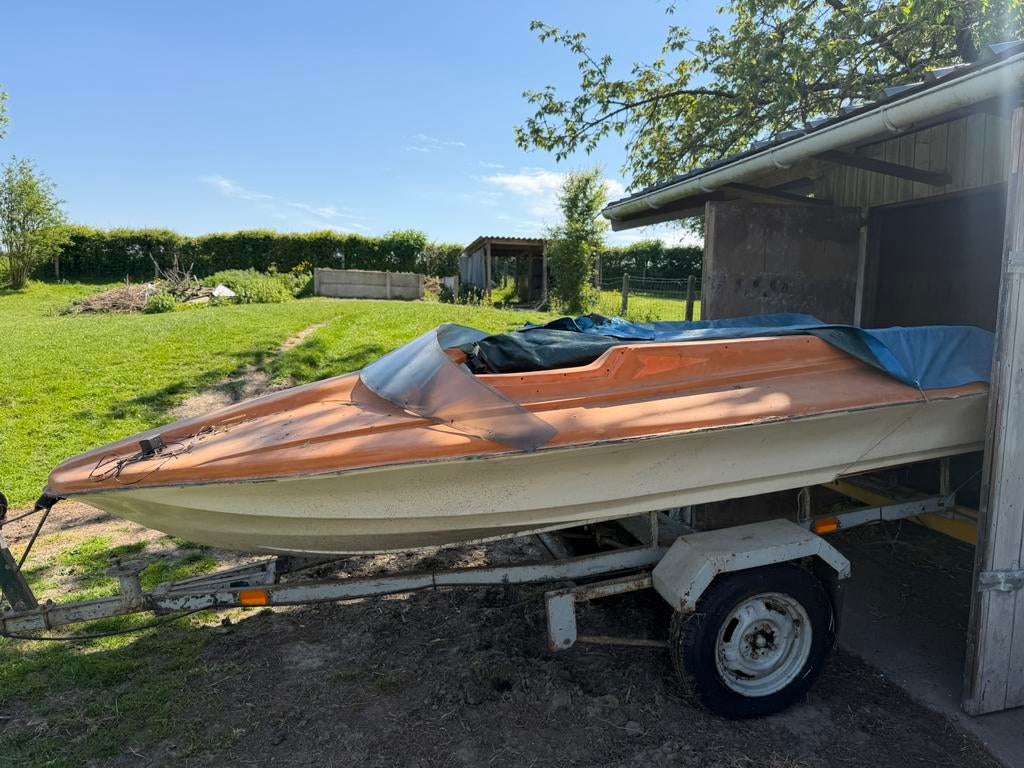 Shakespeare speedboot met trailer, Watersport en Boten, Ophalen, Gebruikt