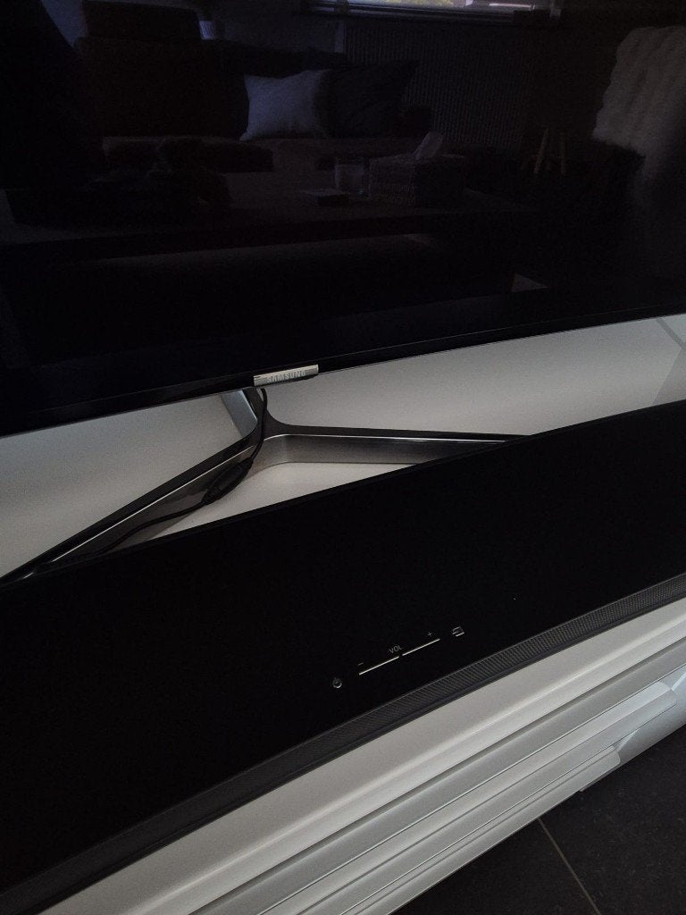 Samsung TV met soundbar, Audio, Tv en Foto, Televisies, Ophalen, Gebruikt, LCD, 100 Hz
