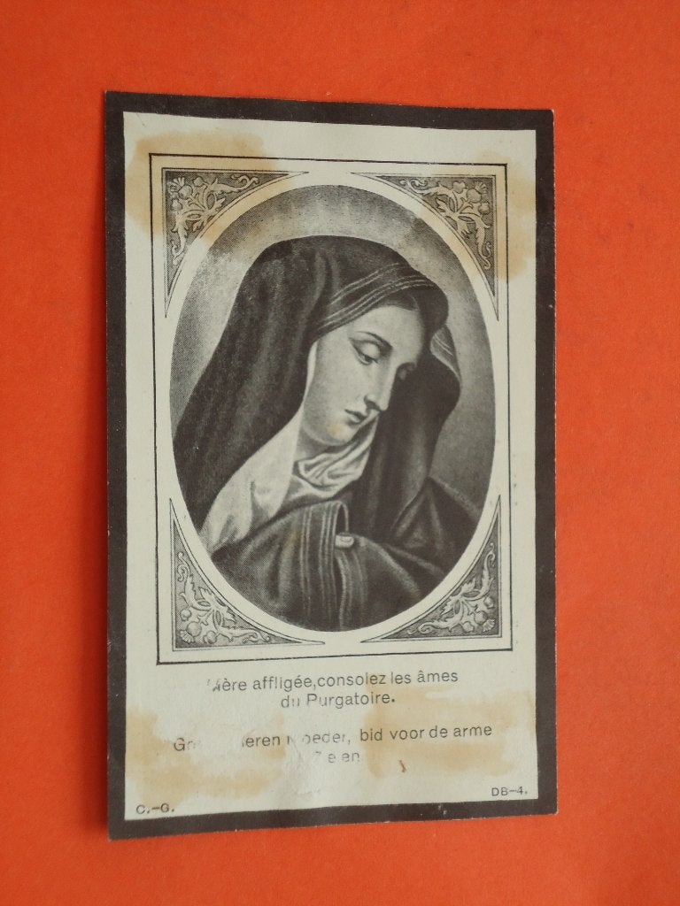Oorlogsslachtoffer Petrus Danys geboren in Hamme 1887, Verzamelen, Bidprentjes en Rouwkaarten, Ophalen of Verzenden, Bidprentje