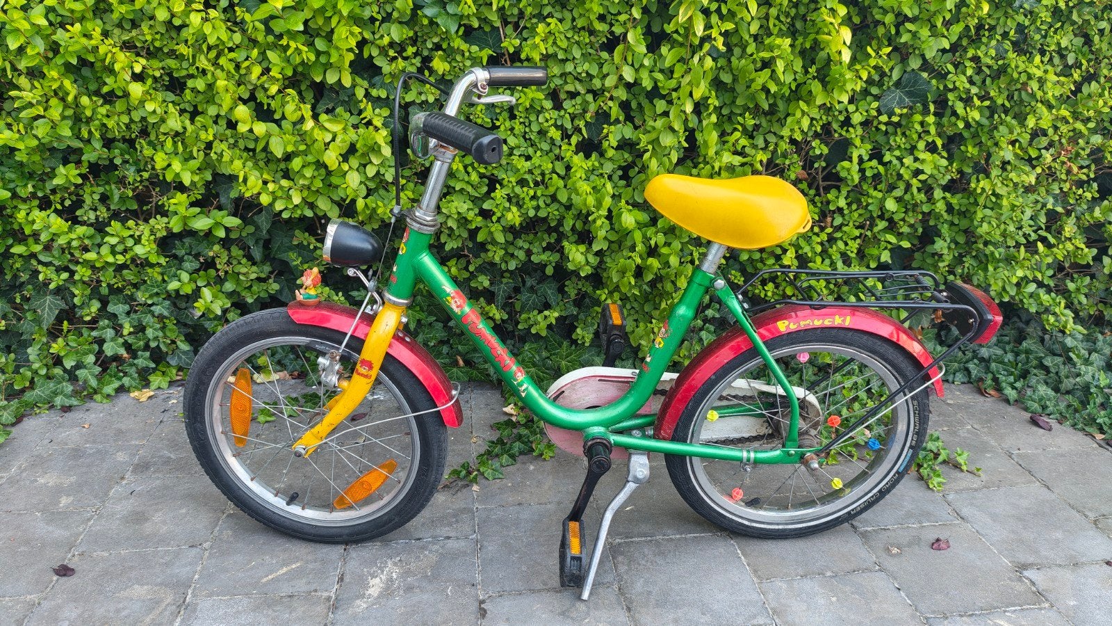 Kinderfiets, Fietsen en Brommers, Fietsen | Kinderfietsjes, Ophalen, Gebruikt, Terugtraprem, 16 tot 20 inch