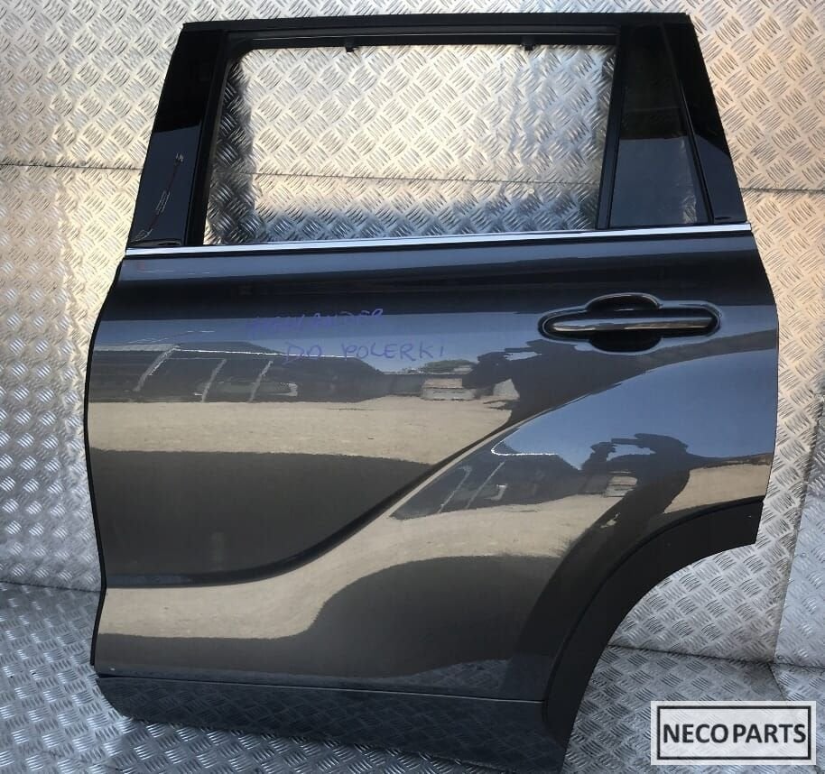 TOYOTA HIGHLANDER XU70 PORTIER DEUR KLEUR 1G3 ALLES LEVERBAA, Arrière, -, Haillon arrière, Toyota