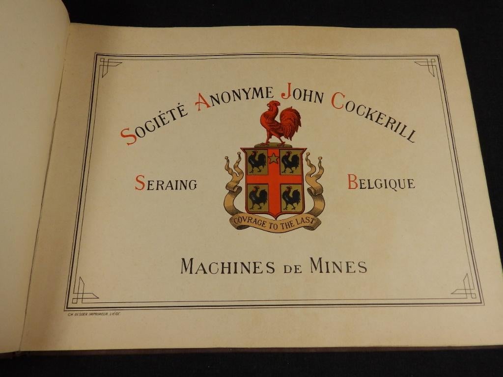 Société Anonyme John Cockerill - Seraing Belgique - MINES, Enlèvement ou Envoi, Génie mécanique, Utilisé, Cockerill