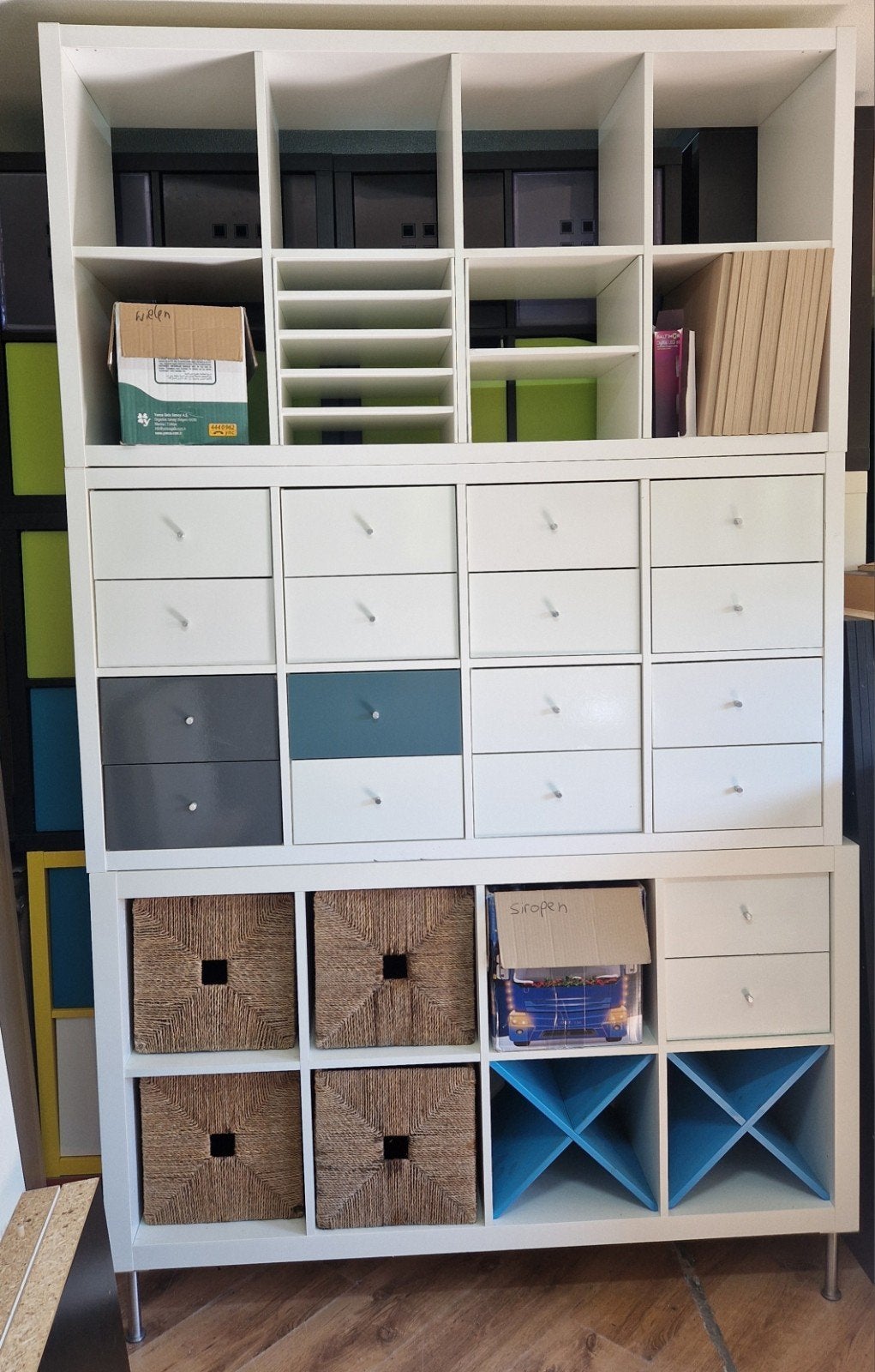 Bakken, manden en accessoires voor Kallax kasten, Maison & Meubles, Accessoires pour la Maison | Plataux & Paniers, Panier, Bois