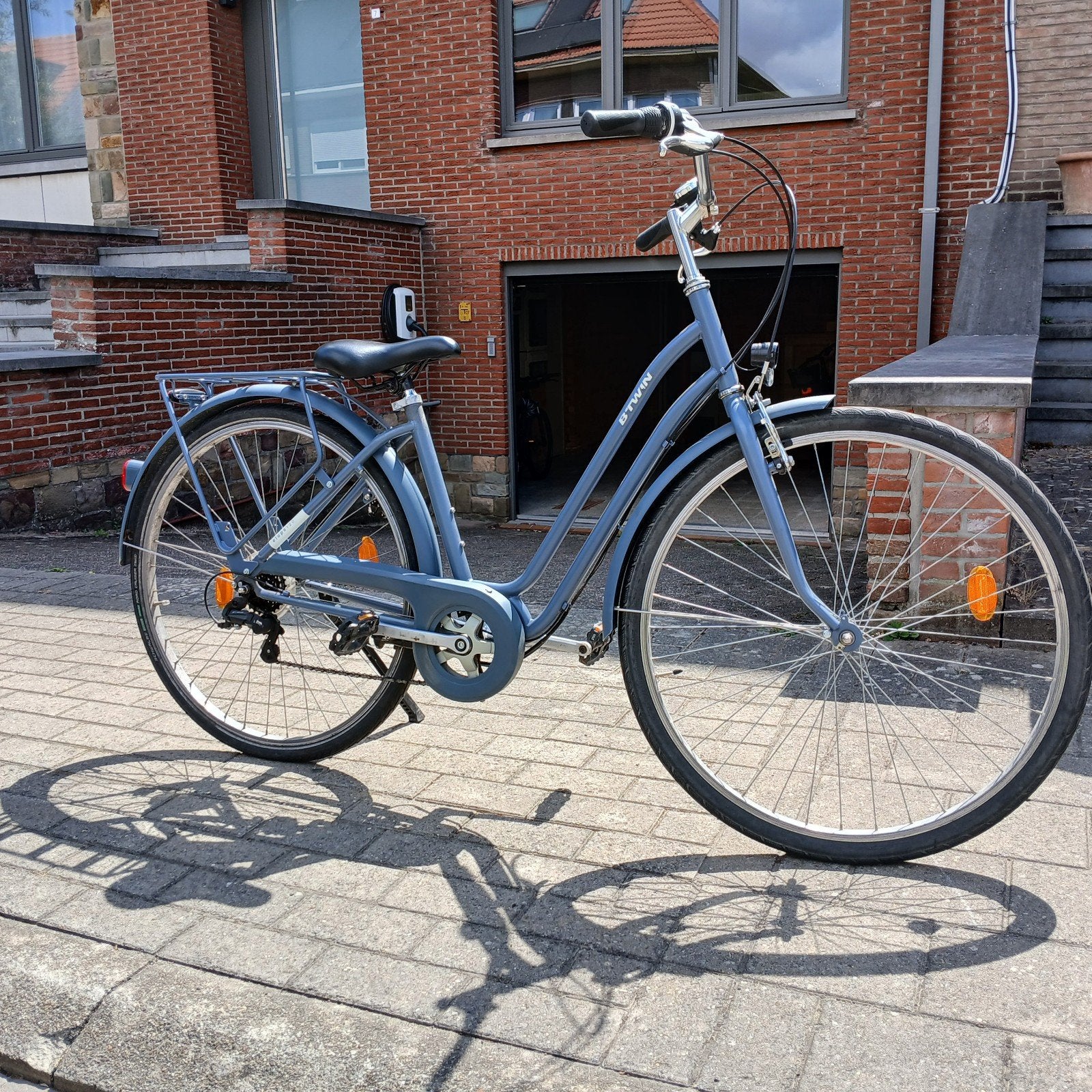 Dames stadsfiets btwin decathlon, Fietsen en Brommers, Fietsen | Dames | Damesfietsen, Ophalen