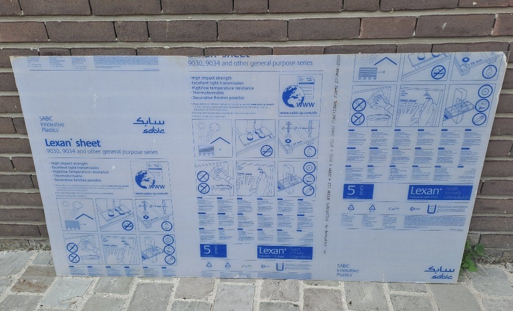 Polycarbonaatplaat, Doe-het-zelf en Bouw, Platen en Panelen, Ophalen, Nieuw, Minder dan 20 mm