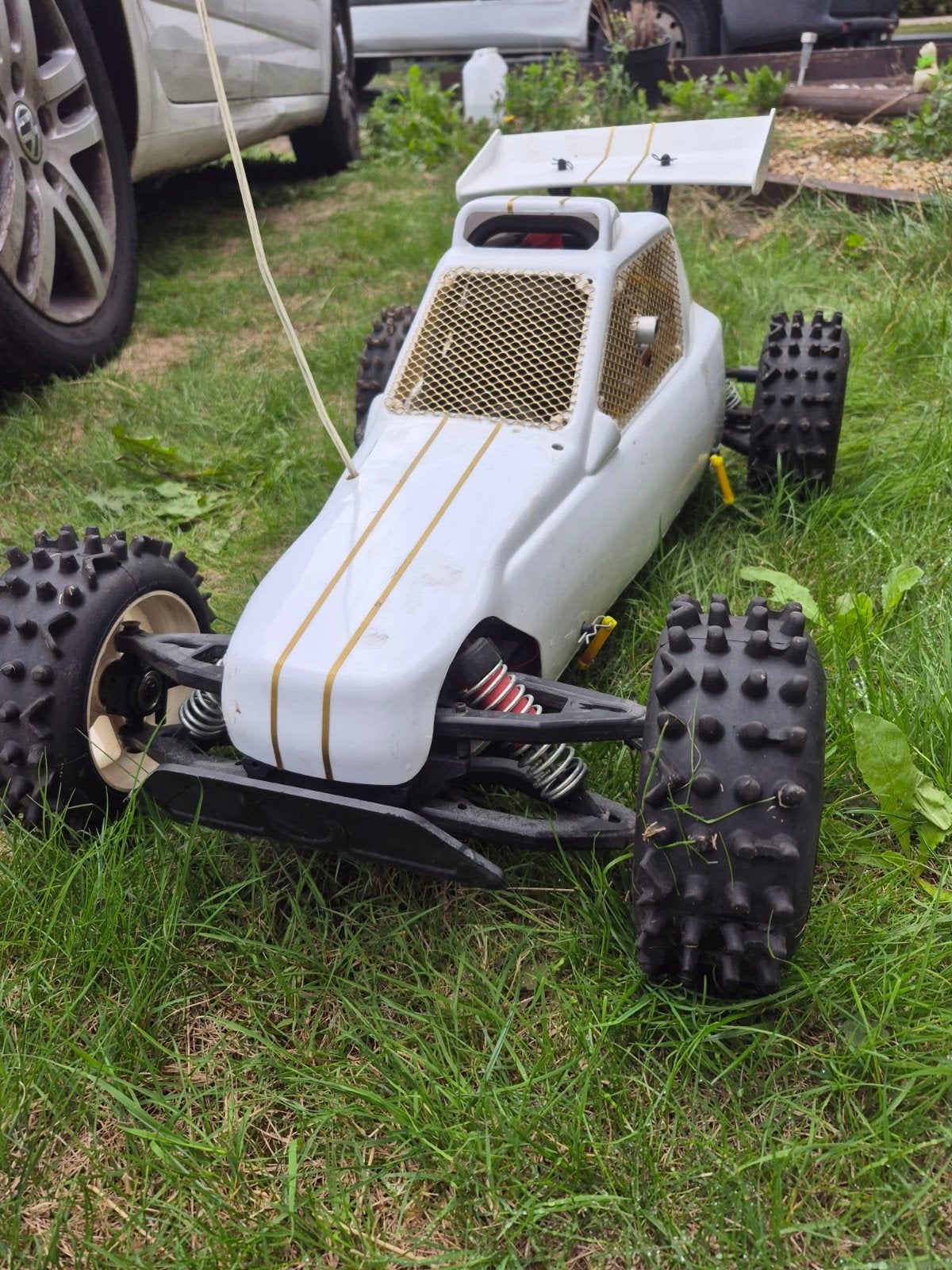 rc auto cross 32cc 2T met benzine start en rijd  €650, Hobby en Vrije tijd, Ophalen of Verzenden, Benzine