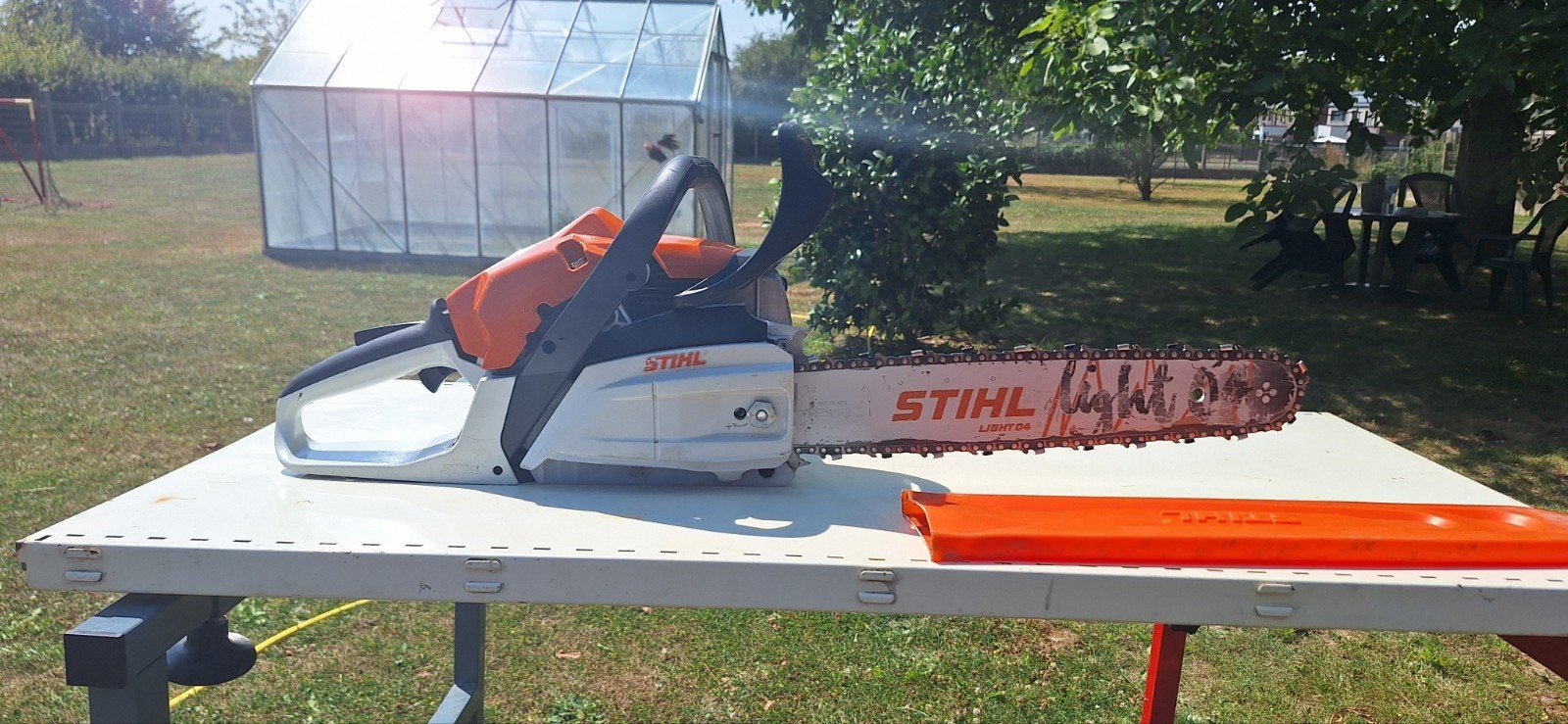 tronconneuse a essence sthil ms 212 annee 2024, Enlèvement ou Envoi, Essence