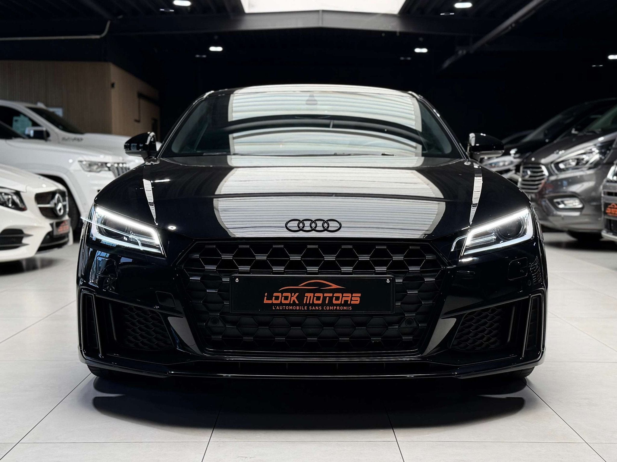 Audi TT Coupé 40 TFSI Competition S line S tronic 197CV KEY, Autos, Cuir, Euro 6, Noir, 2 portes