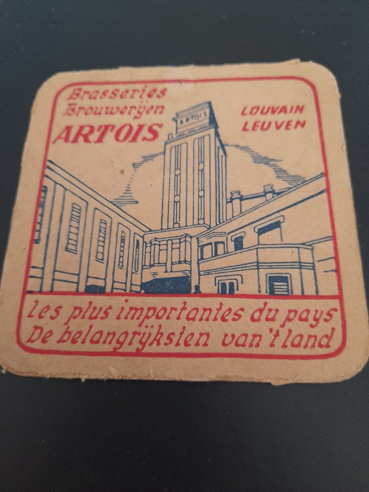 bierviltje brouwerij stella artois, Verzamelen, Ophalen of Verzenden, Stella Artois