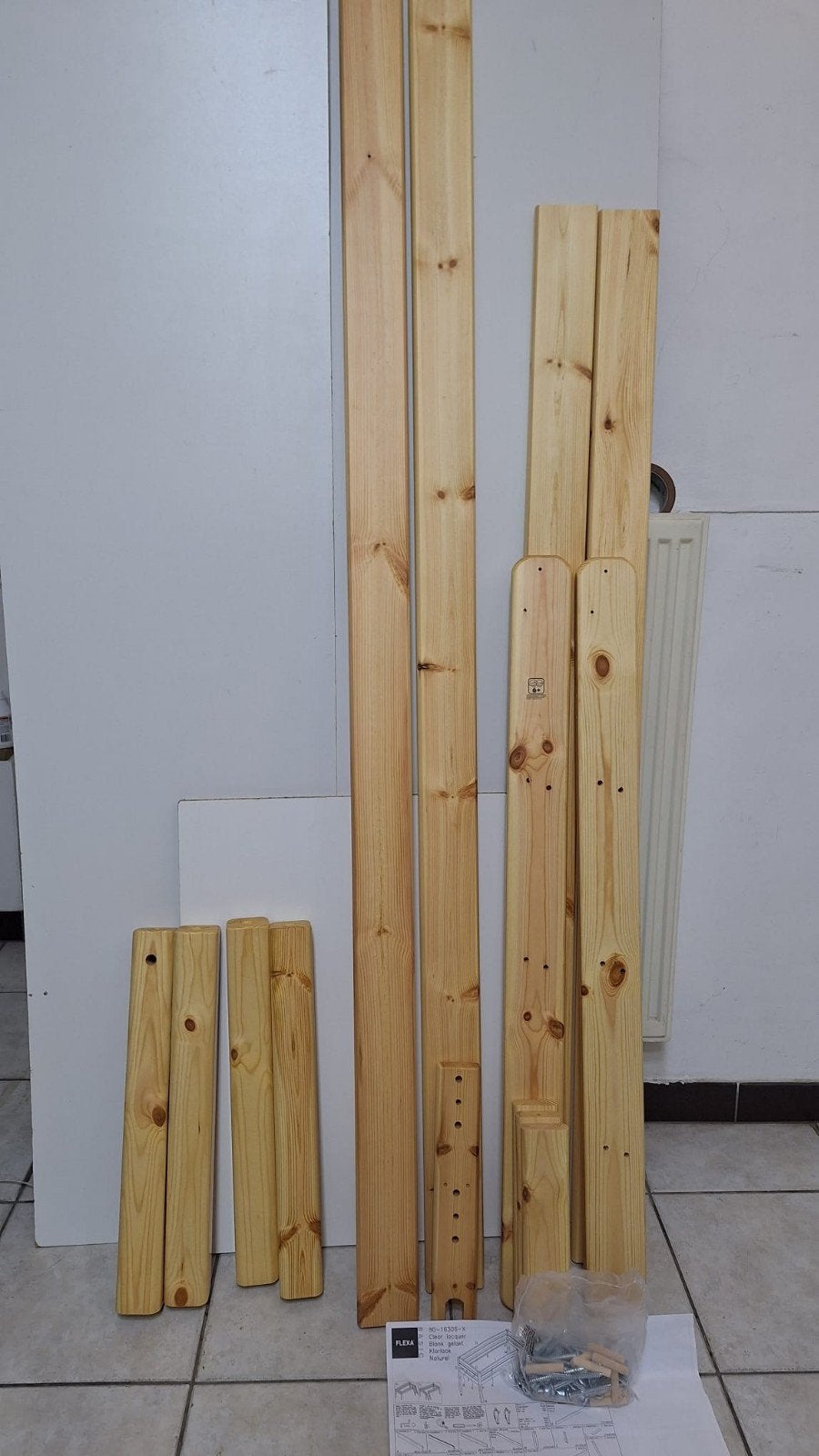 Kit surelevation Flexa lit mi hauteur NEUF, Enlèvement