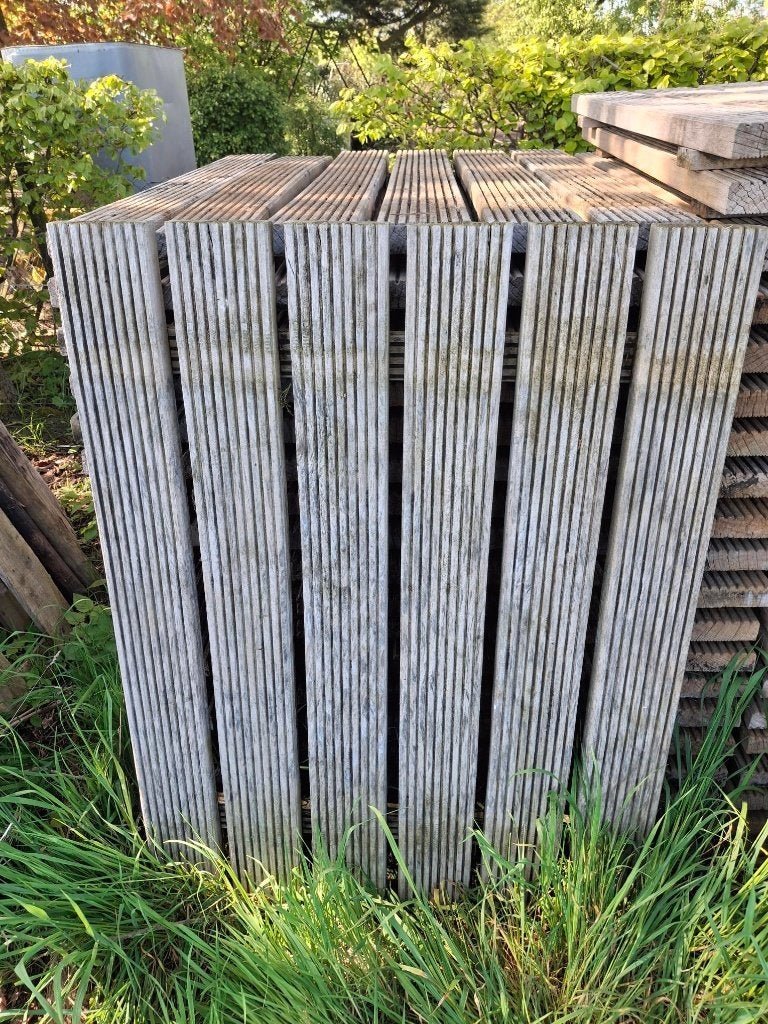 Bankirai balken 4,2cm dik 129,5cm lang., Tuin en Terras, Palen, Balken en Planken, Ophalen, Gebruikt, Minder dan 180 cm, Balken