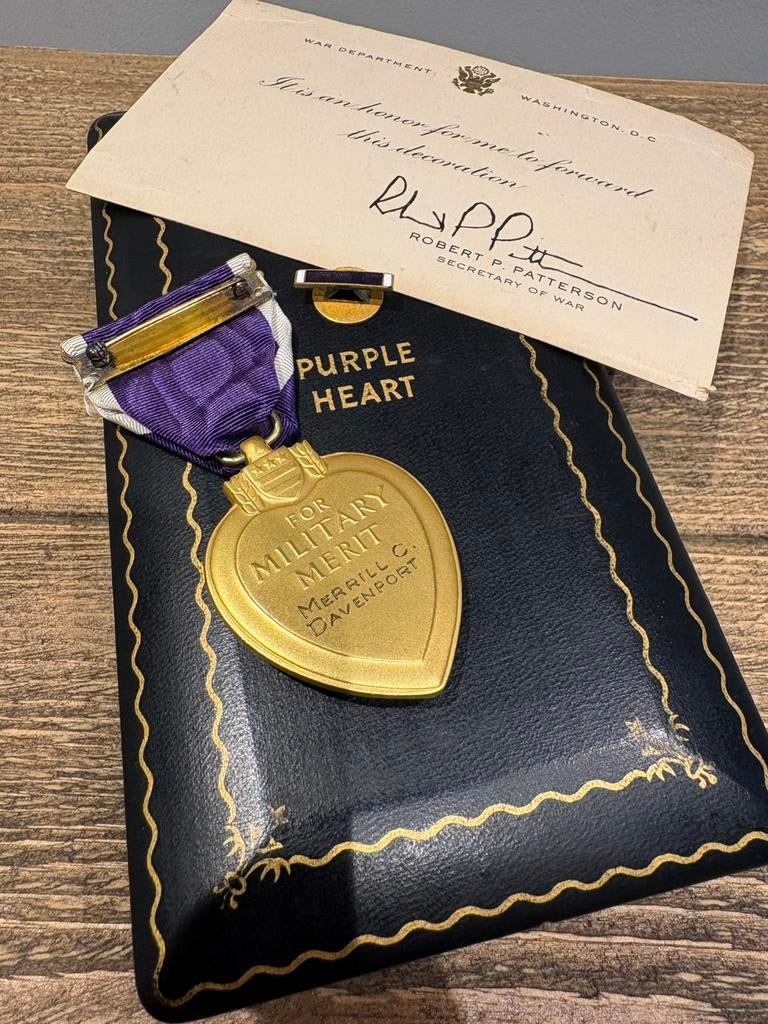 US WWII Named Purple Heart, Verzamelen, Militaria | Tweede Wereldoorlog, Ophalen of Verzenden