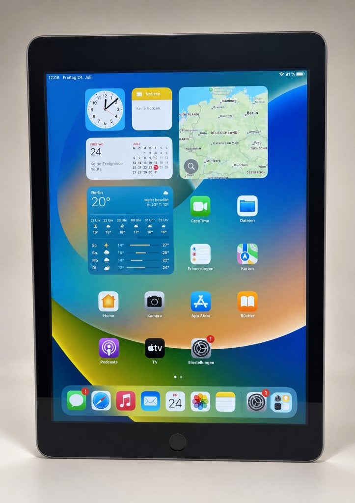 Apple iPad 5e generatie 128GB Wi-Fi – Spacegrijs, Computers en Software, Apple iPads, Gebruikt, 128 GB, Grijs, Wi-Fi