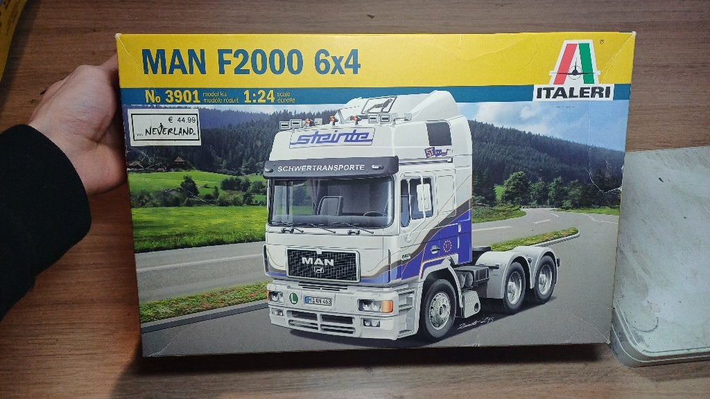 [1/24] Italeri 3901 - MAN F2000 6x4 (2015), Hobby & Loisirs créatifs, Neuf, Camion, Plus grand que 1:32, Italeri