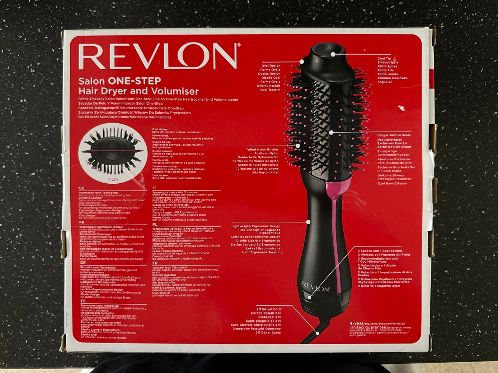 Revlon one step volumiser, Ophalen of Verzenden, Zo goed als nieuw, Haardroger
