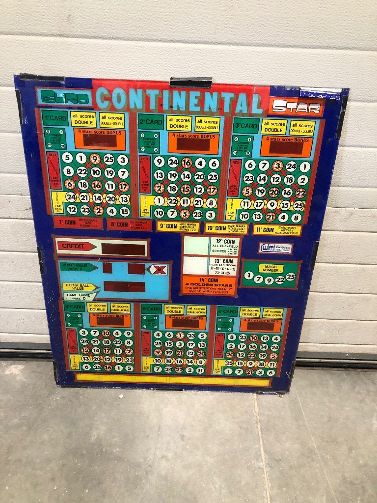 Glazen plaat bingokast, Ophalen